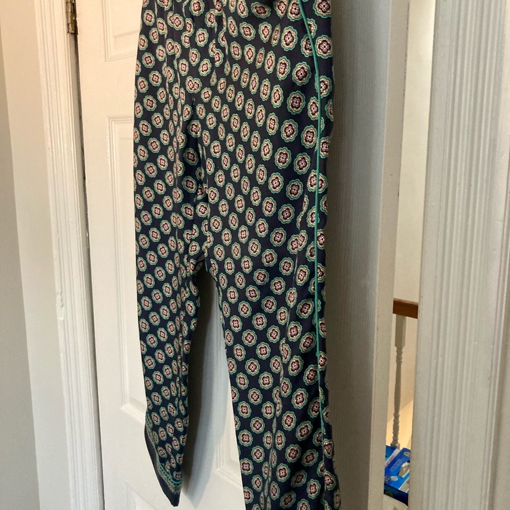 Jcrew wide-leg patterned pants